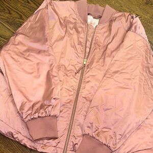 a new day Mauve Bomber Jacket